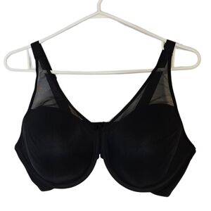 WonderBra Size 40DD Black Sheer Sexy